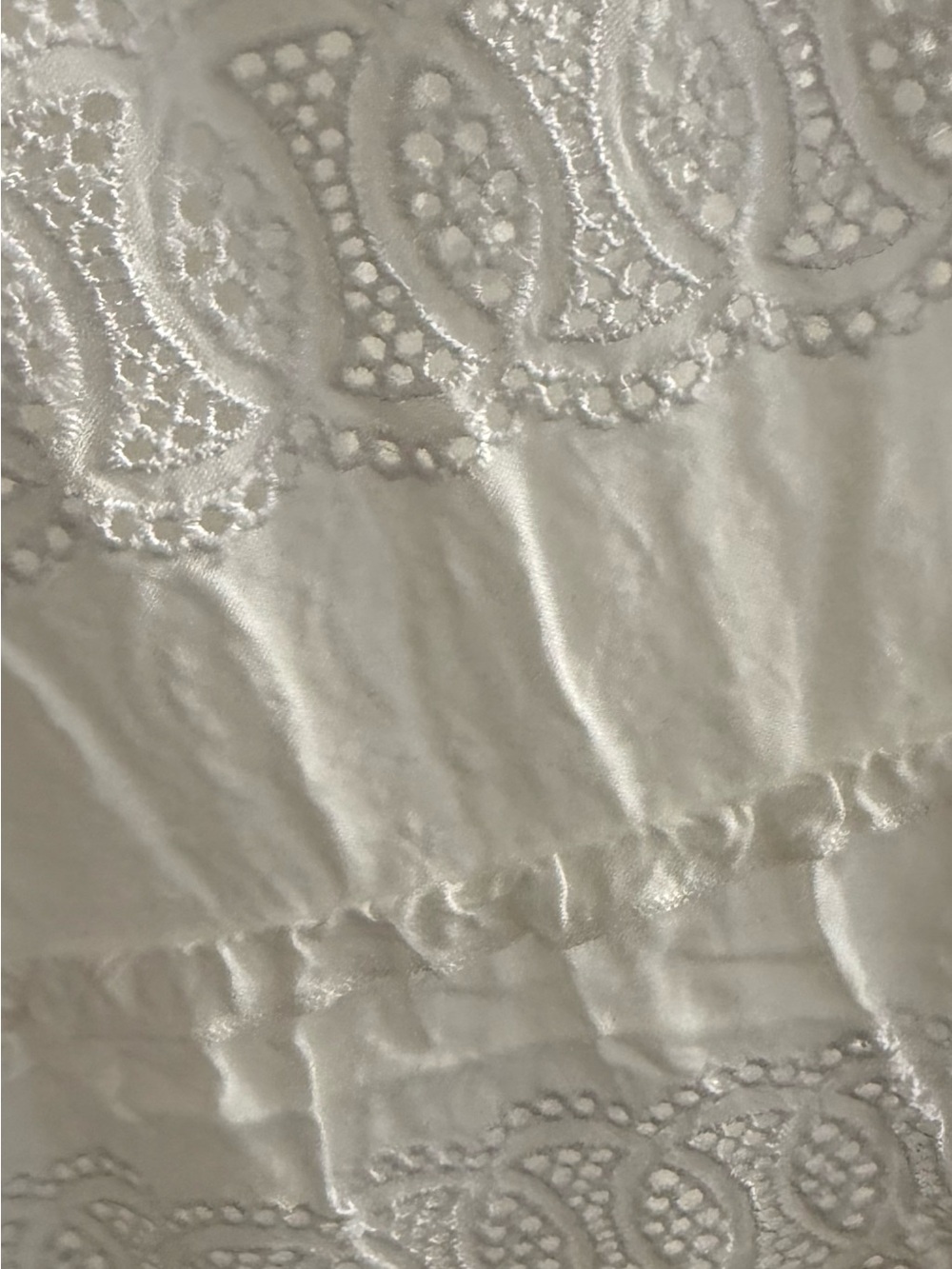 Jessica Simpson White Lace Tiered Maxi Dress-Skirt - Picture 2 of 4